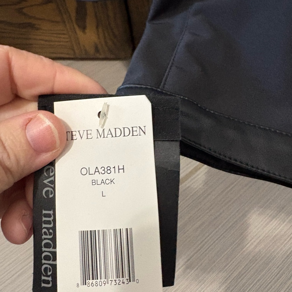 Steve Madden Black Jacket with leather trim - Picture 6 of 7